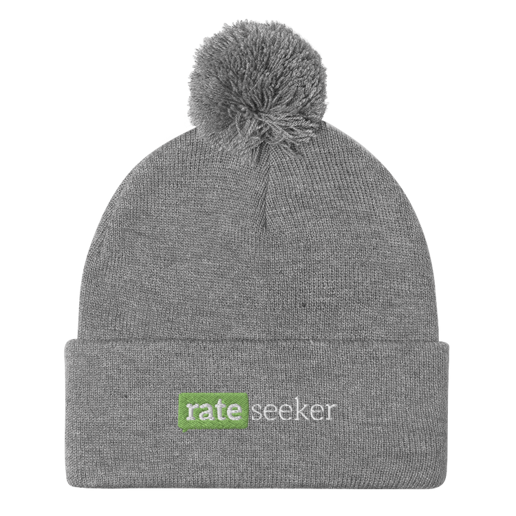 Rateseeker Pom-Pom Beanie (Embroidered)