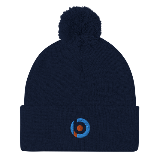 Blueport Pom-Pom Beanie (Embroidered)