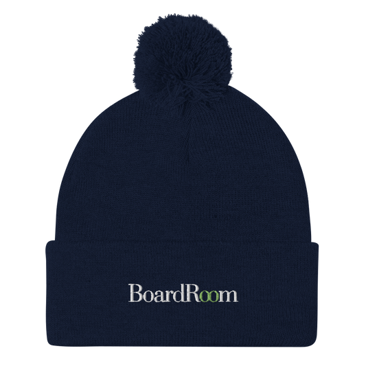 BoardRoom Pom-Pom Beanie (Embroidered)