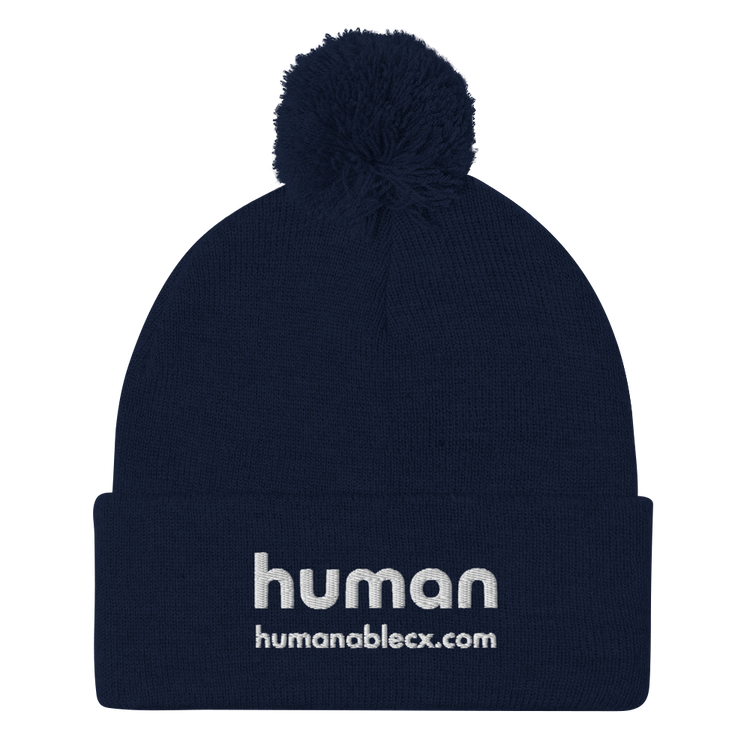 HumanableCX Pom-Pom Beanie (Embroidered)