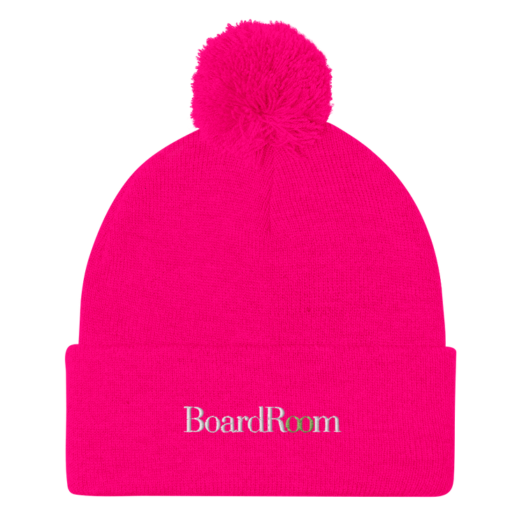 BoardRoom Pom-Pom Beanie (Embroidered)