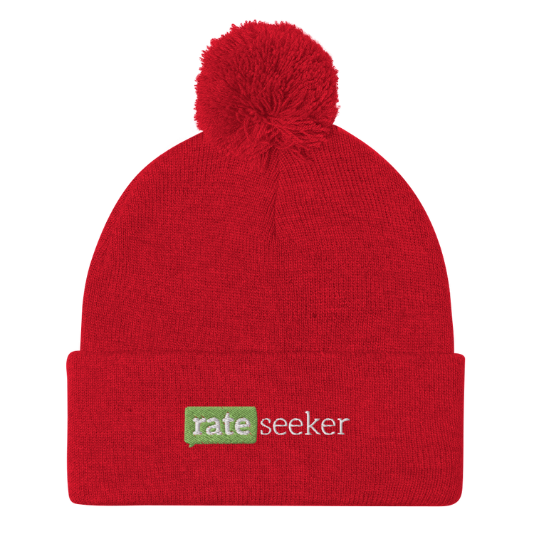 Rateseeker Pom-Pom Beanie (Embroidered)