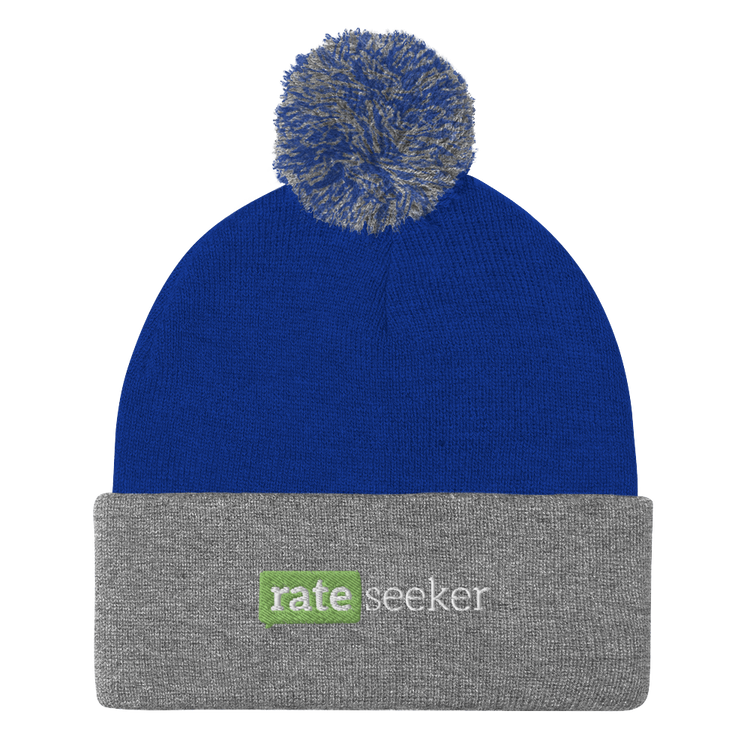Rateseeker Pom-Pom Beanie (Embroidered)