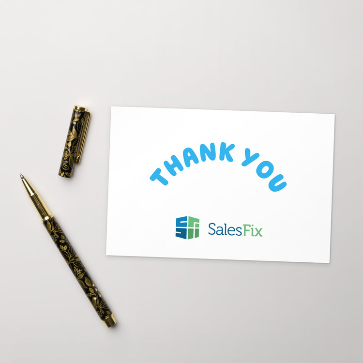 SalesFix Postcard