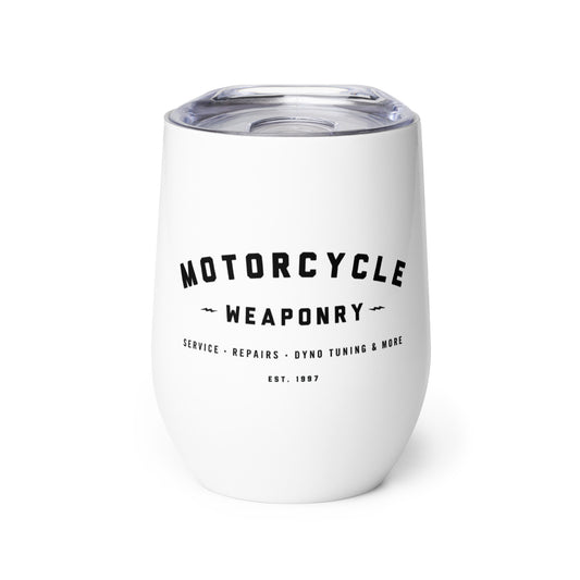 Motorcycle Weaponry Wine Tumbler