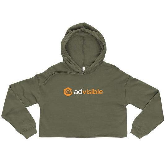 AdVisible Crop Hoodie